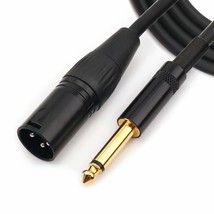 Nanyi 6.35Mm (1/4 Inch) Ts Male To Xlr Male Interconnect Audio, 1.5M / 5Ft - £27.00 GBP