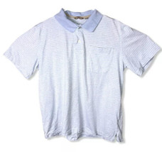 George Men's Light Blue Short Sleeved Polo Shirt Large 42-44 Golf Soft & Cool - $9.19