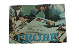 Vtg Probe Game of Words Board Game Parker Brothers Complete 1960's - $25.00