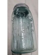 Antique Mason Jar Pat. 1858 Wavy Bubbles In Glass  - $1,015.47 MXN