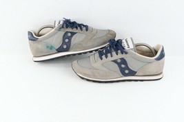 Vintage Saucony Jazz Mens Size 9.5 Spell Out Suede Leather Shoes Sneaker... - £61.50 GBP