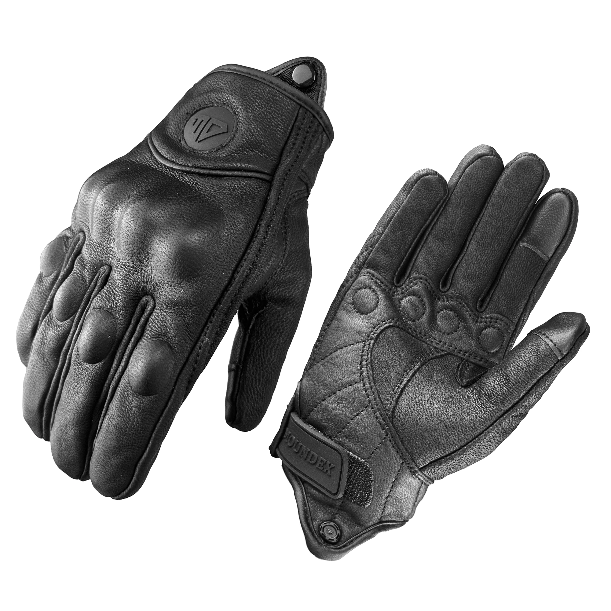 Motorcycle Gloves Leather Racing Moto Luvas Full Finger Motocross Biker - £14.94 GBP+