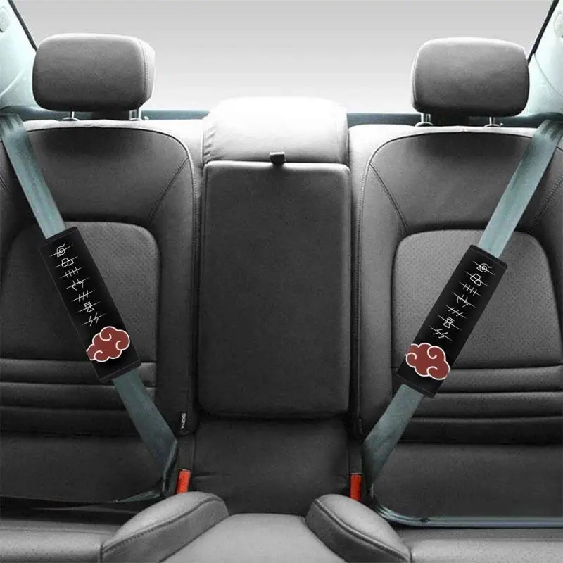 Anime Naruto Seat Belt Cover Auto Parts Car Shoulder Pad Soft Shoulder C... - £15.11 GBP