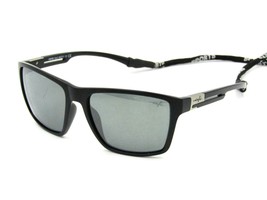 INFI IN804B Unisex Polarized Square Sunglasses, Matte Black / Smoke 58mm #856 - £15.60 GBP