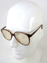 Vintage Liz Claiborne Oversize Eyeglass Frames Tortoise Brown LC No.42 + Case - $39.55