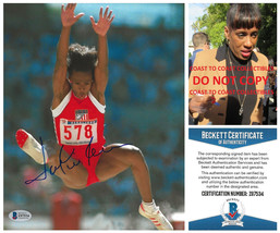 Jackie Joyner Kersee USA Gold signed 8x10 Photo proof Beckett COA autographed. - £86.10 GBP