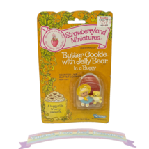 STRAWBERRYLAND MINIATURES STRAWBERRY SHORTCAKE BUTTER COOKIE JELLY BEAR ... - $28.50