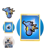 Anime Pokemon Vinyl Sticker (ZZ131): Neon Seadra with Water Energy Card - €8,49 EUR