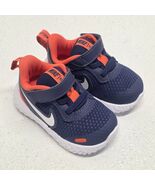Nike Revolution 5 Infant/Toddler Shoes Baby Size 4C Blue &amp; Orange BQ5673... - $27.74 CAD