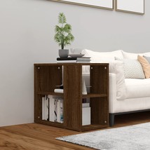 Side Cabinet Brown Oak 60x30x50 cm Engineered Wood - £21.71 GBP