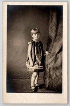 RPPC Darling Girl Bob Hair Style Thompson Family Salem IA Postcard U30 - £10.32 GBP