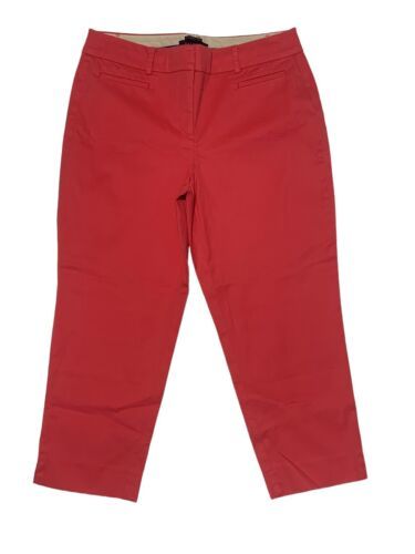 Talbots Pants Women’s Size 6 Petite 32/22 Capri Coral Perfect Crop Coin ... - $18.05
