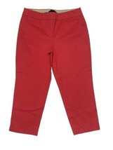 Talbots Pants Women’s Size 6 Petite 32/22 Capri Coral Perfect Crop Coin Pockets - £14.42 GBP