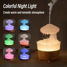 2023 Rain Cloud Night Light Humidifier With Raining Water Drop Sound And 7 Color - £32.62 GBP