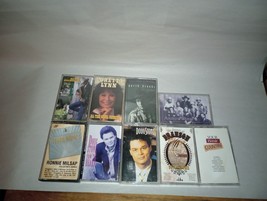 Country Collection Cassette Tapes Lot of 9 Garth Brooks Alan Jackson Loretta Lyn - £11.19 GBP