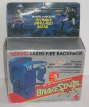 1986 BRAVESTARR Heroic Laser fire backpack Mattel Brave Starr Unpunched - £33.77 GBP