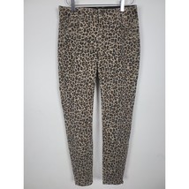 Knox Rose Animal Print Jeans 4 Womens Skinny Leg Mid Rise Stretchy Casual Bottom - £21.19 GBP