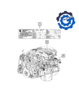 Reman Mopar Long Block ENGINE 5.9L CUMMINS 24V Diesel 305/325 HP R8036072AA - $6,500.00