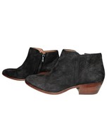 Sam Edelman Petty Chelsea Ankle Booties Zip Black Suede Boots Sz 7 Women’s - $22.56
