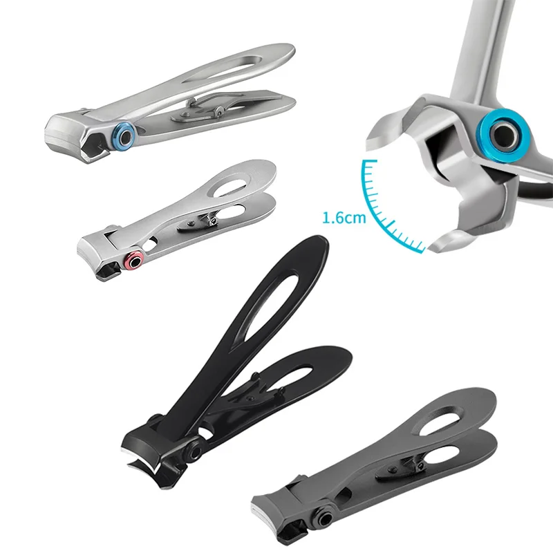 Sporting New Nail Clippers Stainless Steel Wide Jaw Opening Manicure Fingernail  - £23.84 GBP