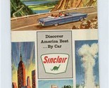 Sinclair Oil Company Michigan Map Rand McNally 1966 - $11.88