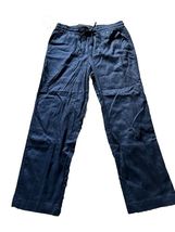 32 Degrees Cool Women&#39;s Pull-On Pants Navy Cotton Gaze Pockets Size Small - €17,16 EUR