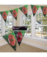 NFL Football Pennant Plastic Banner Party Supplies 12 Foot Long 1 Per Pa... - $5.41 CAD