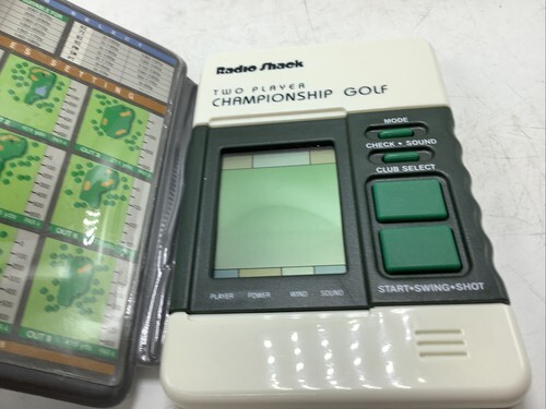 RADIO SHACK handheld 2-Player Championship Golf electronic game 18 holes LED Item image 3