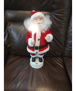 Telco Motion-ettes of Christmas Santa Claus Animated Music, Lighted Cand... - $58.99