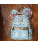 Loungefly Disney Parks Mickey Mouse Gold and Blue Carousel Backpack w/ma... - £156.90 GBP