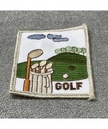 Vintage Golf Course Patch Golfing Outdoors KG JD - £7.80 GBP