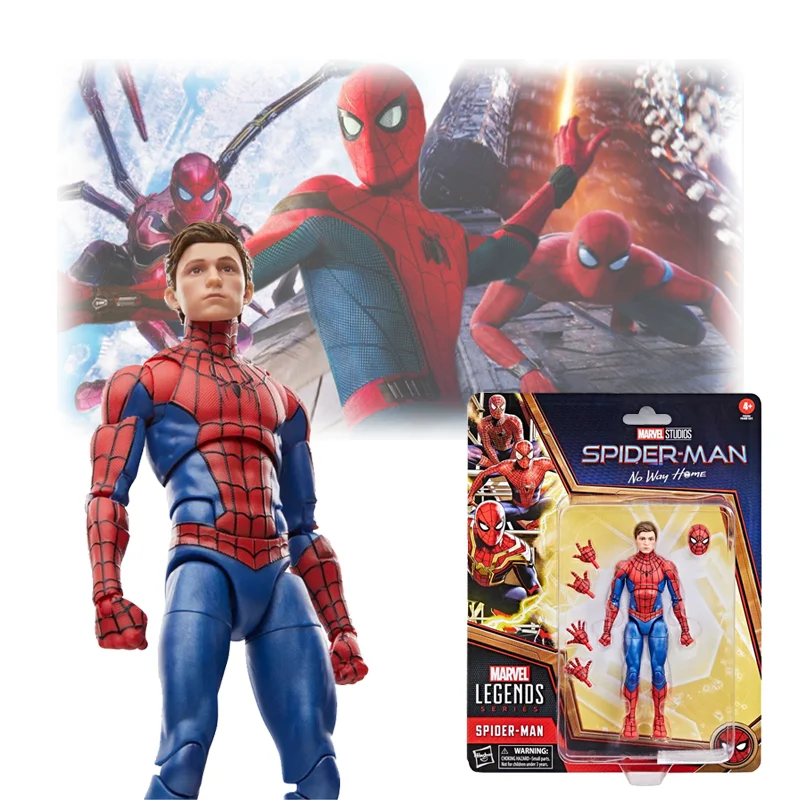 Original Marvel Legends Series Spider-man Tom Holland Action Figure No Way Home - £77.98 GBP