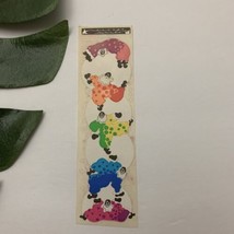 Vintage Cardesigns Message Units Sticker 80s Harlequins Clowns Rainbow C... - £15.60 GBP