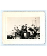 Horse and Buggy Photograph Several Women With Umbrellas - $47.54 CAD