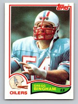 Gregg Bingham #95 1982 Topps Houston Oilers - £1.55 GBP