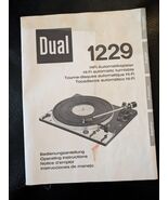 Dual Modelo 1229 Hi Fi Automático Tocadiscos Original Instrucciones de Uso - €39,91 EUR