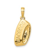 14K Yellow Gold Dog Bowl Pendant - €196,49 EUR