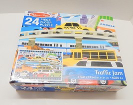 Melissa and Doug Traffic Jam 24 Pieces Preschool  Floor Puzzle 36in x 24in - £9.58 GBP
