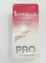 Barielle Professional Advanced UV Glaze Top Coat .5 Fl Oz. *Twin Pack* - £10.20 GBP