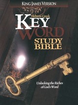 The Hebrew-Greek Key Word Study Bible: King James Version; Burgundy Bonded Leath - $275.00