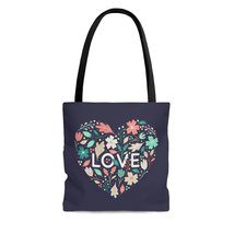 Love With Flowers In Heart Valentine&#39;s Day Trend Color 2020 Evening Blue... - $17.65+