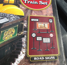 G Scale Train 21 Railroad Rail & Road Signs / Signage by Eztec (Scientific Toys) - $9.95