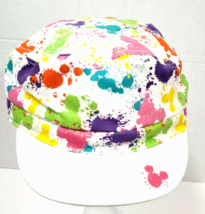 Walt Disney World  Mickey Mouse Painters splash Hat Multicolor Glitter cap - £15.98 GBP