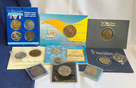 Disney Coin Collection Lot Theme Tokens Cast Member Artist Coll Grand Op... - $69.25