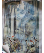 Russian WW2 Oil Painting Capture Of Berlin - £28.71 GBP