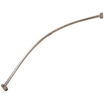 Shower Solutions 5-Feet Crescent Curved Shower Rod, Bright Stainless - £31.06 GBP