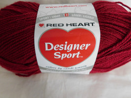 Red Heart Designer Sport Crimson No dye Lot (CC) - $4.99