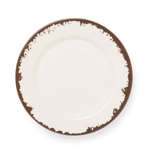 Set of Four (4) Fox Run ~ Melamine ~ Distressed ~ OFF-WHITE ~ 8&quot; Salad P... - $56.03 CAD
