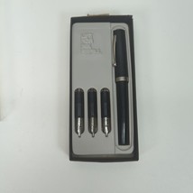 Vintage Sheaffer Eaton Textron Calligraphy Pen Set Black - £7.90 GBP