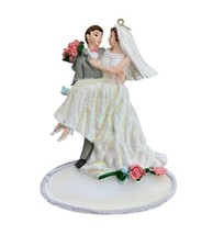 Gallarie II Ornament Bride and Groom Brunettes Christmas  Hanging - £8.49 GBP
